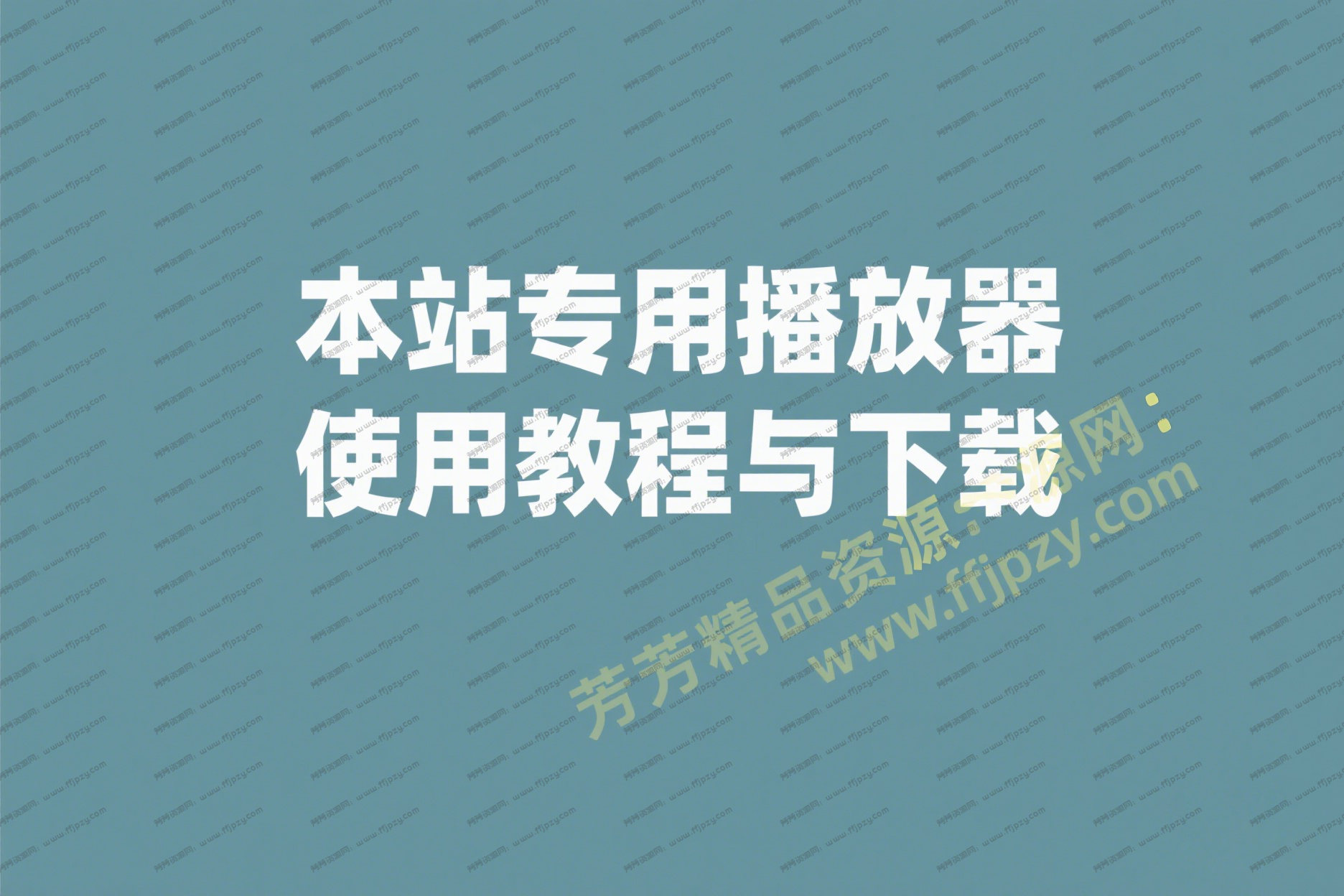 本站专用播放器使用教程与下载.png